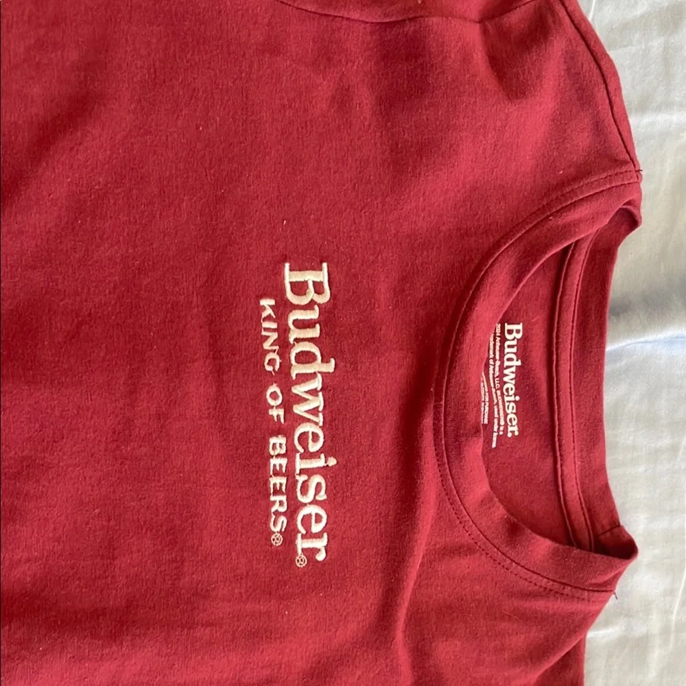 Budweiser Kids Red T-Shirt - Picture 3 of 5
